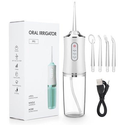 USB Rechargeable Oral Irrigator, Portable Dental Flosser